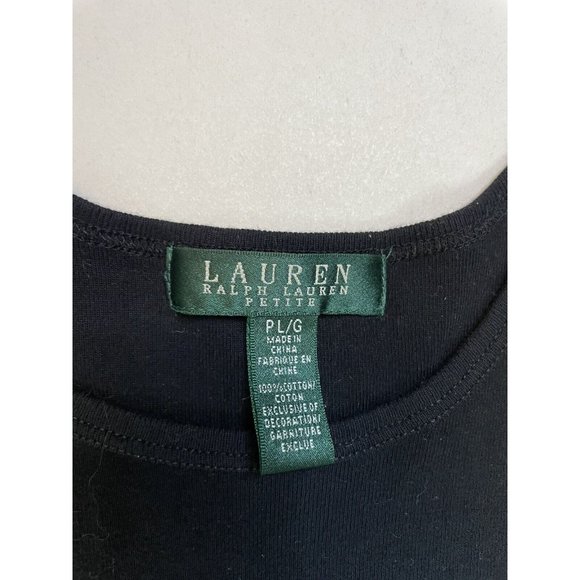 Navy and White Embroidered Women's Top - Picture 4 of 5